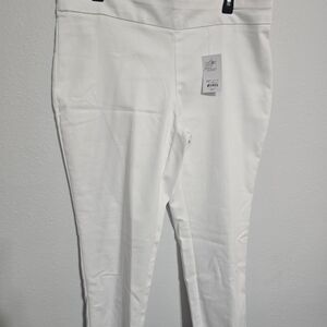 Croft & Barrow Women's White Skinny Pants